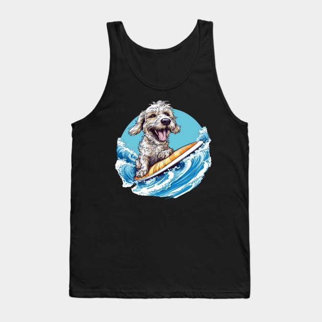 Surfing Doggie Tank Top by shipwrecked2020